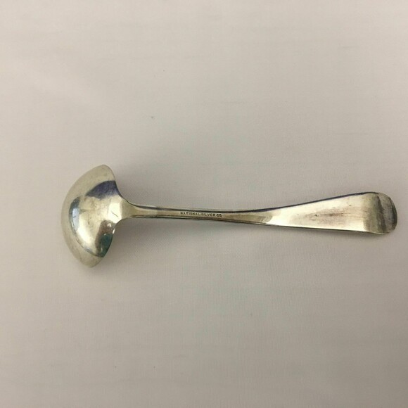 National Silver Co Silver Plate Gravy Ladle Spoon - Picture 9 of 11